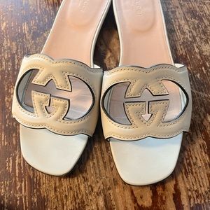 Gucci sandals GG cutout